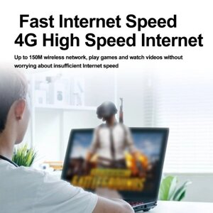 Интернет-маршрутизатор 4G LTE со слотом для SIM-карты для разблокировки модема мобильной точки доступа Порт WiFi TypeC Беспроводная локальная сеть 300 Мбит/с