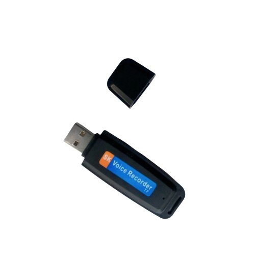 Irfora Мини Портативный USB-диктофон Перезаряжаемый U-дисковый рекордер Поддержка записи одной кнопкой TF-карта 1-32G для встреч, лекций, интервью