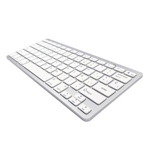 Испанская беспроводная клавиатура BT с 78 клавишами Портативная сверхтонкая клавиатура BT 3.0 с поддержкой Windows / iOS / Android для портативных планшетов и телефонов