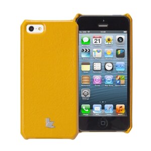 Jisoncase подлинной кожаный чехол для iPhone 5