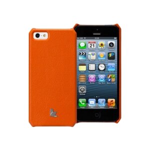 Jisoncase подлинной кожаный чехол для iPhone 5