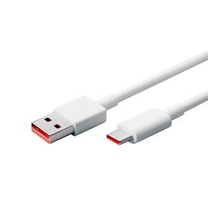 Кабель Xiaomi USB Type C 6A Кабель для сверхбыстрой зарядки (1 м)