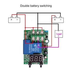 KKmoon DC 6 ~ 80V Реле контроля напряжения Реле задержки времени зарядки Модуль контроллера разрядки Реле защиты от пониженного напряжения с 4-мя режимами работы Таймер контроля напряжения