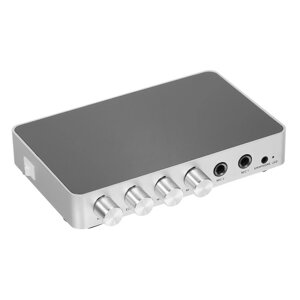 KM200 караоке-микшер звука портативный цифровой стерео аудио эхо-система 4K / 2K HDMI караоке-усилитель с двойным микрофоном европейский штекер