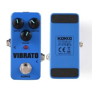 KOKKO FVB2 VIBRATO Педаль эффектов для электрогитары Портативный гитарный эффектор Vibrato Mini Single Педаль эффектов для электрогитары-VIBRATO