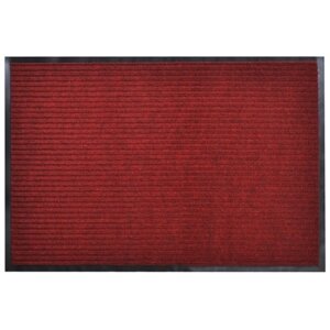 Красный ПВХ двери коврик 120 х 180 см