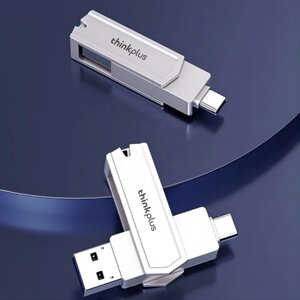 Lenovo thinkplus TPCU301Plus U-диск 32 ГБ USB3.0 + Type-C Распознавание портов USB-флеш-накопитель Поддержка флэш-накопителя Планшет Мобильный телефон Компьютер Ноутбук Система MacOS