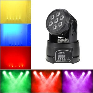 Lixada 70W 4 В 1 RGBW Mini Moving Head LED Stage Light