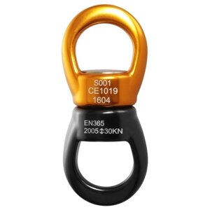 Lixada Swing Swivel 30kN Безопасное вращательное устройство Swing Spinner Карабин Поворотный вертлюг Восхождение на веревочные вертлюги