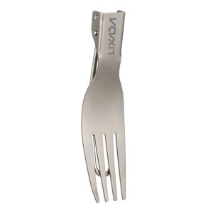 Lixada Titanium Folding Fork Ultralight Outdoor Portable Dinner Fruit Fork Столовая посуда Посуда для кемпинга Backpacking