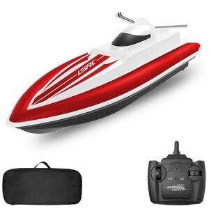 LSRC 2,4 ГГц RC Race Boat Водонепроницаемая игрушка с сумкой для бассейна с озером Морской подарок для детей Мальчики Девочки