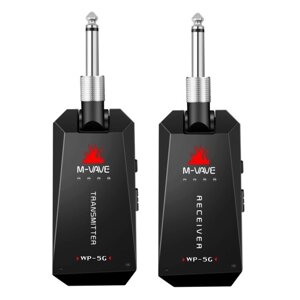 M-VAVE WP-5G Wireless 5.8G Guitar System Аккумуляторный аудиопередатчик и приемник