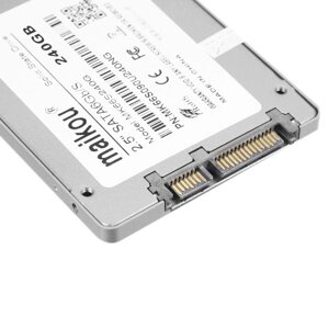 MAIKOU Мобильный SSD 60G / 120G / 240G / 360G / 480G / 1 ТБ Жесткий диск Type-C и USB 3.0 Универсальный серебристый и 240 ГБ