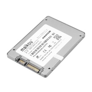 MAIKOU Мобильный SSD 60G / 120G / 240G / 360G / 480G / 1 ТБ Жесткий диск Type-C и USB 3.0 Универсальный серебристый и 480 ГБ