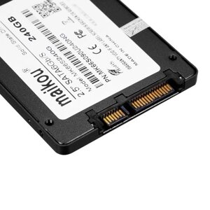 MAIKOU Мобильный SSD 60G / 120G / 240G / 360G / 480G / 1 ТБ Жесткий диск Type-C и USB3.0 Универсальный черный и 240 ГБ