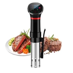 Машина Sous Vide Погружной циркулятор 1100 Вт ЖК-цифровой дисплей Точный контроль температуры и времени Водонепроницаемая прецизионная плита Sous Vide