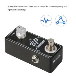 Мини-гитарные педали MOSKY Audio BP Booster Clean Boost Тип эффекта True Bypass Switching для гитарных басовых электроакустических продуктов