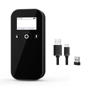 MJ-X4 Ручной беспроводной считыватель штрихкодов 1D/2D USB 2.4G BT сканер штрихкодов с дисплеем