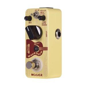 Mooer WoodVerb Педаль реверберации для акустической гитары Цифровая педаль реверберации Режимы реверберации / модуляции / фильтрации Компактная педаль True Bypass Micro Series