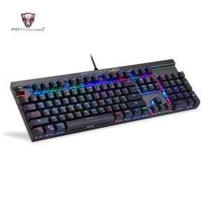 Motospeed V20 Проводная оптическая игровая мышь + CK103 104 Key NKRO Проводная RGB с подсветкой Механическая игровая клавиатура + Non-Slip Rubber Компьютерная игровая коврик для мыши