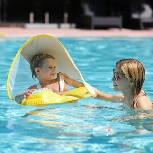 Надувной детский плавательный круг SwimBoBo