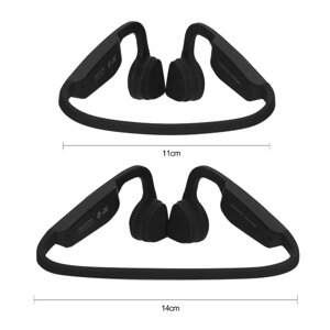 Наушники для плавания с костной проводимостью Bluetooth5.0 Гарнитура Беспроводная трубка без рук с FM IPX8 Водонепроницаемый MP3-плеер 8 ГБ с открытым ухом и микрофоном
