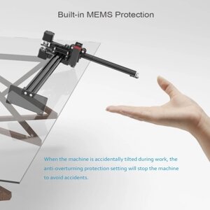 NEJE 3 Plus N40630 7500 мВт 440 нм Лазерный гравировальный станок Рабочая зона 255 * 420 мм BT Wireless Create Лазерный гравер Принтер Портативный резчик DIY Laser Совместимость с программным обеспечением LaserGRBL