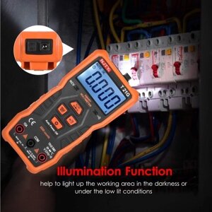 NJTY T21G Mini Smart Multimeter 6000 отсчетов Универсальный измеритель истинного среднеквадратичного значения