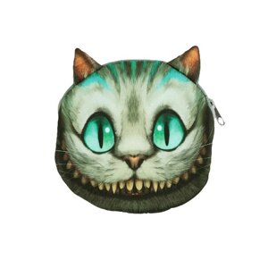 Новые милые женщины сумка Cat лицо мультфильм печати молния закрытия Messenger монет Кошелек клатч