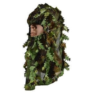 Охотничья шляпа Ghillie. Головной убор с камуфляжным листом. Шляпа с москитной сеткой. Охотничьи аксессуары для мужчин. Дышащий полиэстер. Один размер подходит всем. Зеленая весенняя шляпа. Желтая осенняя шляпа. Шляпа