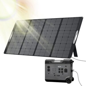 OUKITEL PV400E 400 Вт Зарядное устройство для солнечной панели IPX4 Водонепроницаемая складная солнечная панель с выходом постоянного тока для электростанции PV400E Генератор Планшеты Аккумуляторы Портативное складное
