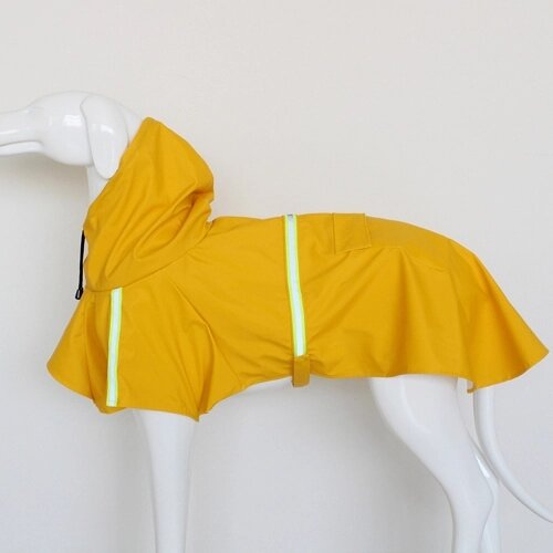 Pet Dog Raincoat Регулируемый щенок Rain Jacket Coat Cloak Style Водонепроницаемая одежда Poncho Rainwear с отражающей полосой