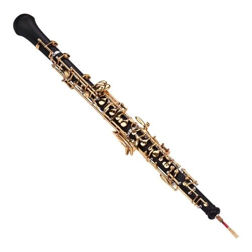 Профессиональный гобой C Key Semi-auTOMatic Style Pure Gold Plated Keys Woodwind Instrument - заказать