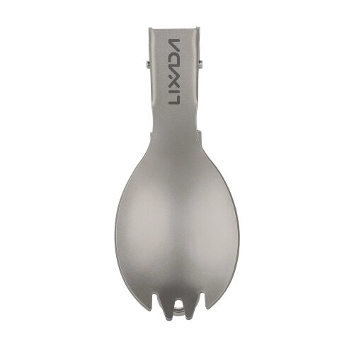 Lixada Titanium Folding Spork Легкий открытый ужин Spork Flatware для путешествий Camping Backpacking - отзывы