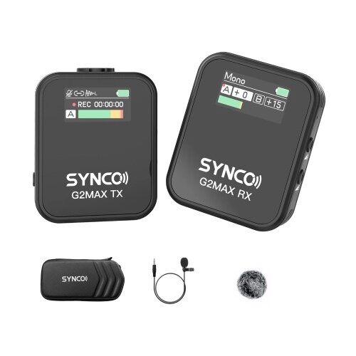 SYNCO G2MAX 1-trigger-1 2.4G Беспроводная микрофонная система Прикрепляемый микрофон - акции