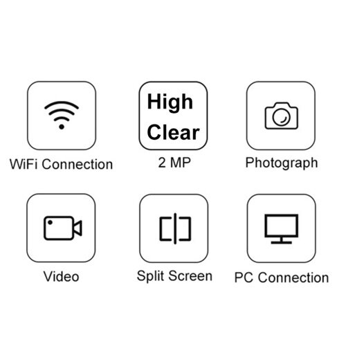 Беспроводной цифровой микроскоп High Clear 1080P WIFI 50x-1000x Увеличение микроскопа Мини карманный ручной микроскоп для iPhone / Android / iPad / Windows / MAC - акции