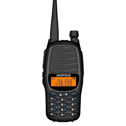 BAOFENG BF-UV6HP 10 Вт переговорное устройство VHF UHF двухдиапазонный 128 каналов FM-прием с аккумулятором 4800 мАч ЖК-экран фонарик - интернет магазин