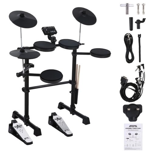 AROMA Electric Drum Set Электронная барабанная установка из 8 предметов для начинающих взрослых - Узбекистан