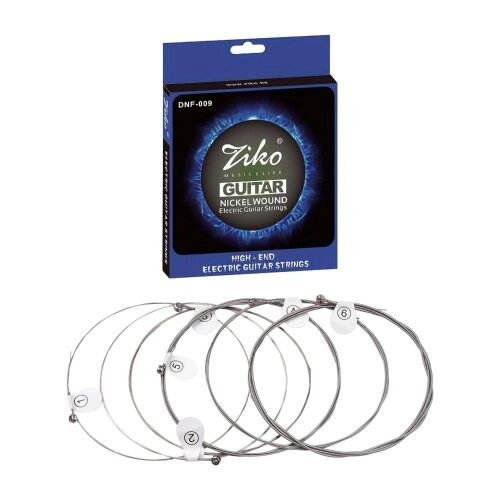 Струны для электрогитары Hexagon Alloy Wire Nickel Wound Bright Corrosion Resistant 6 Strings Set (009-042) Extra Light Special - сравнение