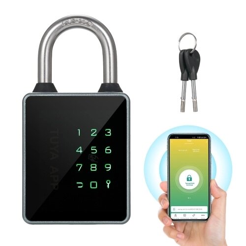 Смарт-замок с отпечатками пальцев BT Клавиатура Smart Lock IP65 Водонепроницаемый APP Разблокировка T55C - гарантия