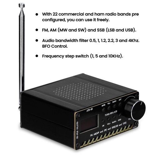 ATS-20 SI4735 Полноволновый радиоприемник FM AM (MW и SW) SSB (LSB и USB) для коммерческих радиолюбителей - отзывы