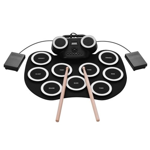 Ammoon Portable Roll-Up Electronic Drum Pad Кремниевый цифровой барабан - опт