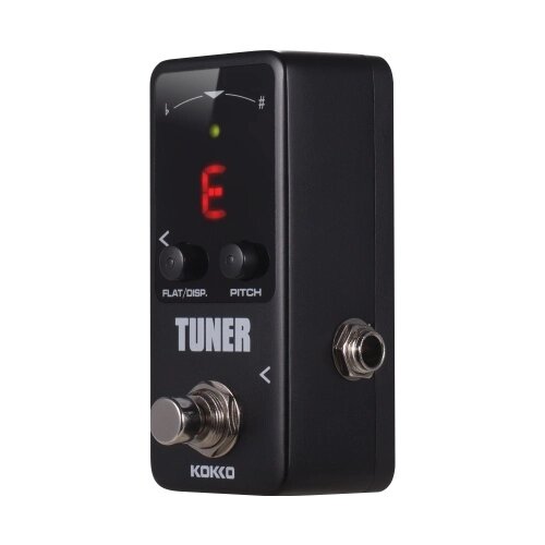 KOKKO FTN2 MINI Chromatic Guitar Tuner Pedal со светодиодным дисплеем - описание