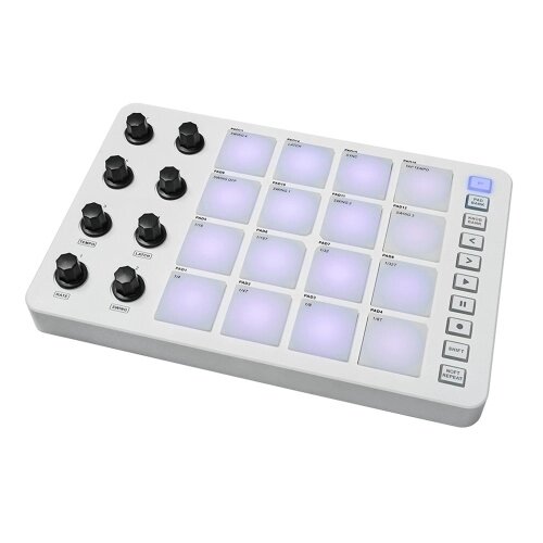 MIDI-контроллер M-VAVE ударная панель с RGB-подсветкой MIDI-клавиатура Портативный MIDI-пад SMC-PAD - преимущества