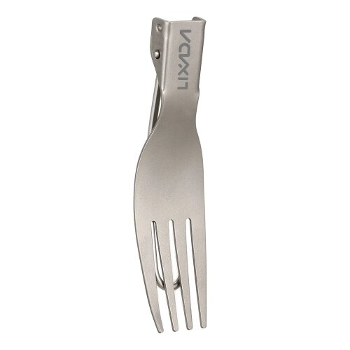 Lixada Titanium Folding Fork Ultralight Outdoor Portable Dinner Fruit Fork Столовая посуда Посуда для кемпинга Backpacking - выбрать