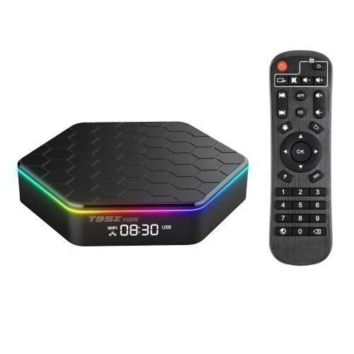 T95Z plus android 12.0 smart TV box 4K медиаплеер 4 гб озу и 64 гб пзу - преимущества