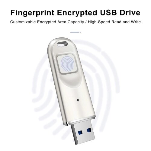 Зашифрованный USB-накопитель Флэш-накопитель USB 3.0 с защитой от отпечатков пальцев 8–256 ГБ Высокоскоростная передача данных Настраиваемые зоны шифрования USB-накопитель - Узбекистан