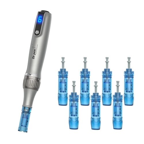 Bestauty Electric Derma Pen Инструмент для ухода за кожей Мезотерапия Автоматическая микродерматерапия с картриджами - сравнение