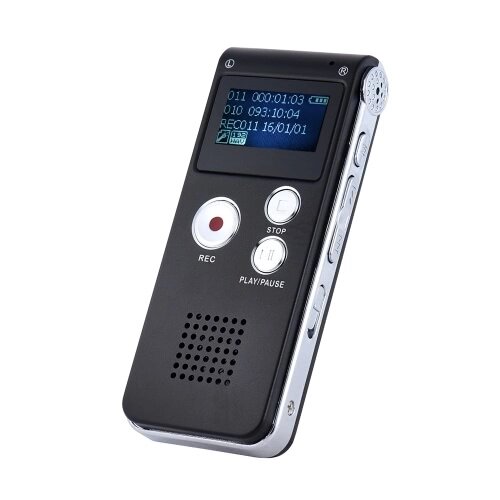 SK-012 8GB Интеллектуальный цифровой аудио Voice Phone Recorder Диктофон MP3 плеер Голос Activate ВДП AB Повтор - фото