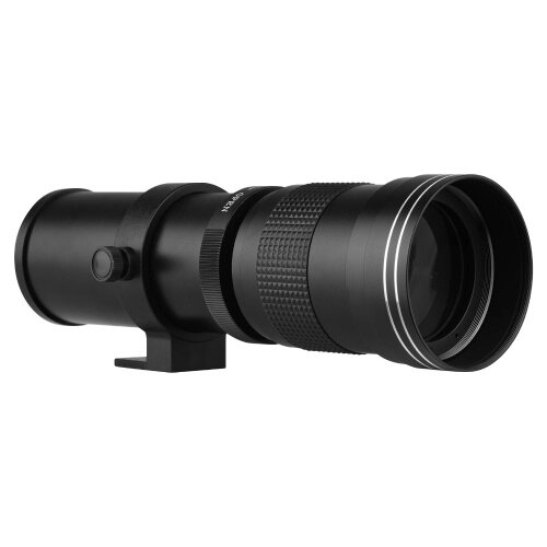 Камера MF Super Telephoto Zoom Lens F/8.3-16 420-800mm T Mount с универсальной заменой резьбы 1/4 для камер Canon Nikon Sony Fujifilm Olympus - обзор